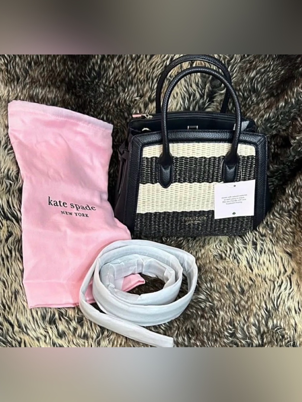 Kate Spade Woven Mini Crossbody Bag